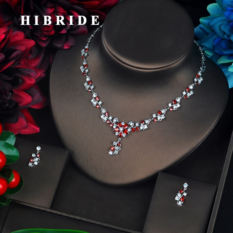 Модный дизайнерский комплект украшений HIBRIDE с красной планкой, женские свадебные украшения, набор украшений
Модный дизайнерский комплект украшений HIBRIDE с красной планкой, женские свадебные украшения, набор украшений