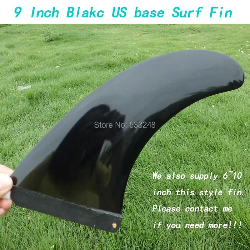 US base 9'' black FCS fiberglass longboard fins/9 inch center surf fins Hot sell wholesale fin
US base 9'' black FCS fiberglass longboard fins/9 inch center surf fins Hot sell wholesale fin