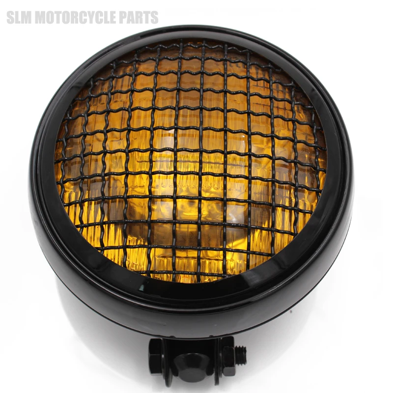 New 5.90 inch Vintage Style Grille Headlight Mesh Grill Motorcycle Headlight Lamp For Retro Cafe Racer Bobber Bike Cruiser
New 5.90 inch Vintage Style Grille Headlight Mesh Grill Motorcycle Headlight Lamp For Retro Cafe Racer Bobber Bike Cruiser