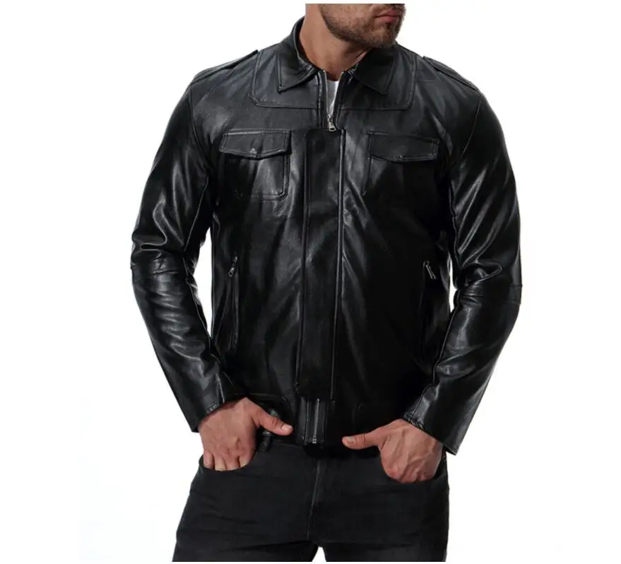 mens motorcycle leather jacket slim coat men jackets clothes personalized jaqueta de couro stage street dance rock fashion
mens motorcycle leather jacket slim coat men jackets clothes personalized jaqueta de couro stage street dance rock fashion
