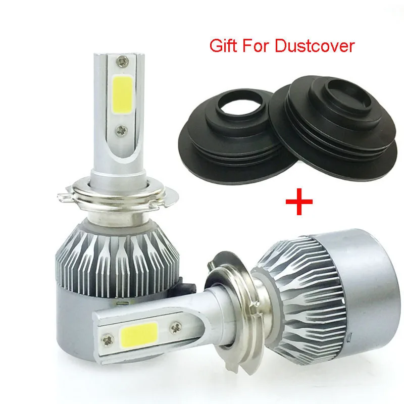 LED Car Headlight Bulb H7 72W 7600LM H4 H7 H1 DC12-36V Automobile headLamp Conversion Kit Hi-Lo Beam+Dustcover
LED Car Headlight Bulb H7 72W 7600LM H4 H7 H1 DC12-36V Automobile headLamp Conversion Kit Hi-Lo Beam+Dustcover