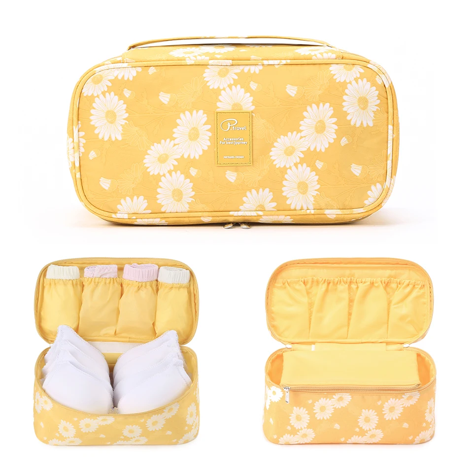 Travel Underwear Organiser, New Daisy Yellow Large Capacity Waterproof Women Ladies Bra Case Travel Pouch Bag Multiple Pockets
Travel Underwear Organiser, New Daisy Yellow Large Capacity Waterproof Women Ladies Bra Case Travel Pouch Bag Multiple Pockets