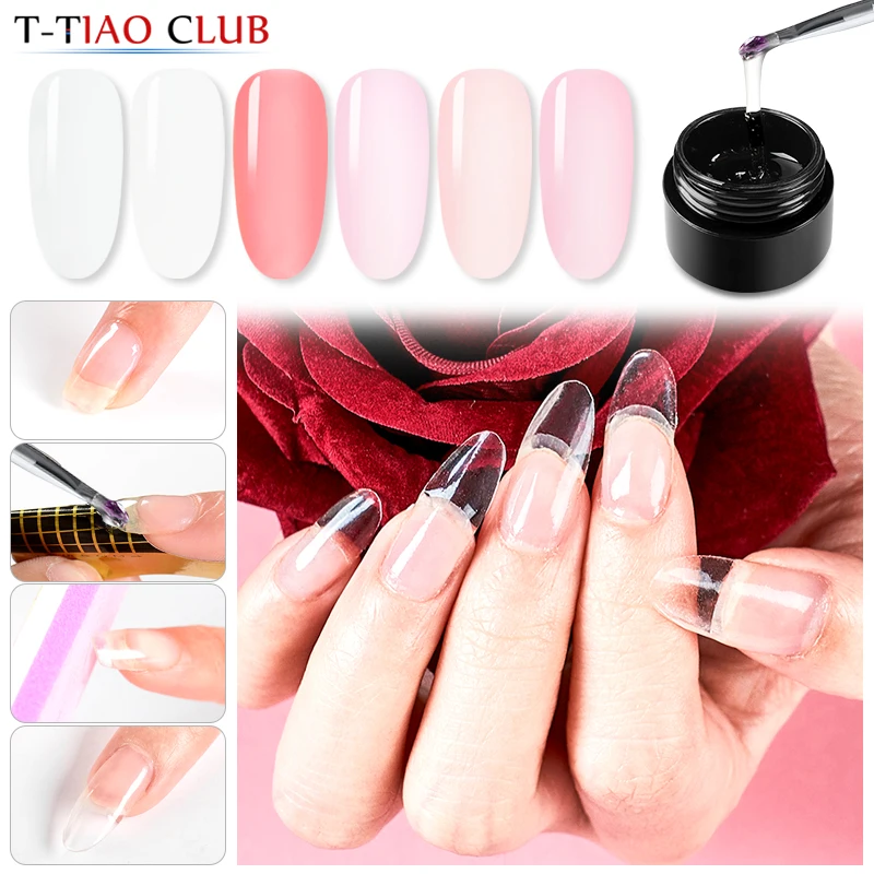 8ml Quick Extension Nail Gel Pink White Clear Nude UV LED Builder Extend Gel Tips Soak off Jelly Acrylic Building Nails Art
8ml Quick Extension Nail Gel Pink White Clear Nude UV LED Builder Extend Gel Tips Soak off Jelly Acrylic Building Nails Art