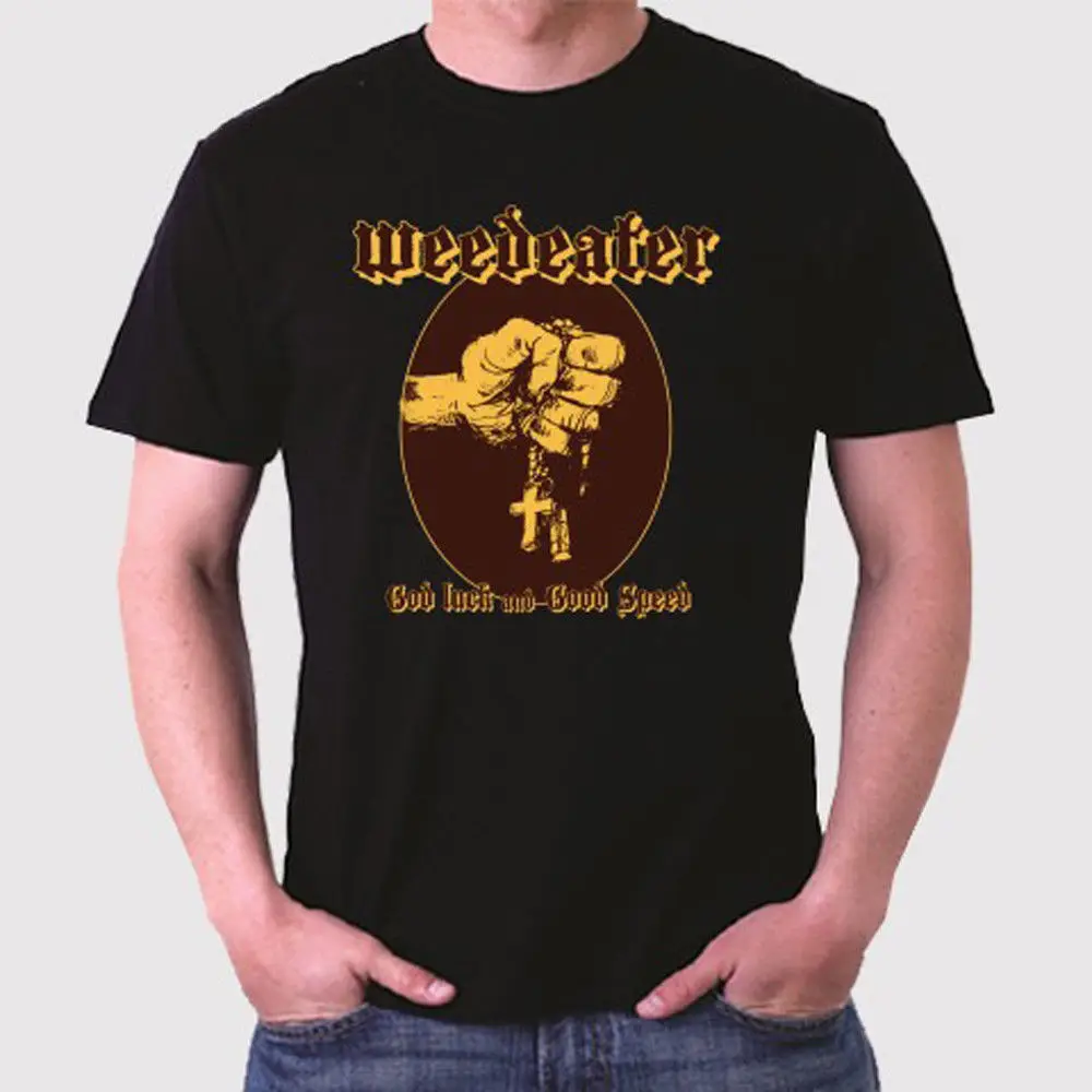 Weedeater Band God Luck and Good Speed Men's Black T-Shirt Size S To 3XL for Man Hipster O-Neck Causal Cool Tops
Weedeater Band God Luck and Good Speed Men's Black T-Shirt Size S To 3XL for Man Hipster O-Neck Causal Cool Tops