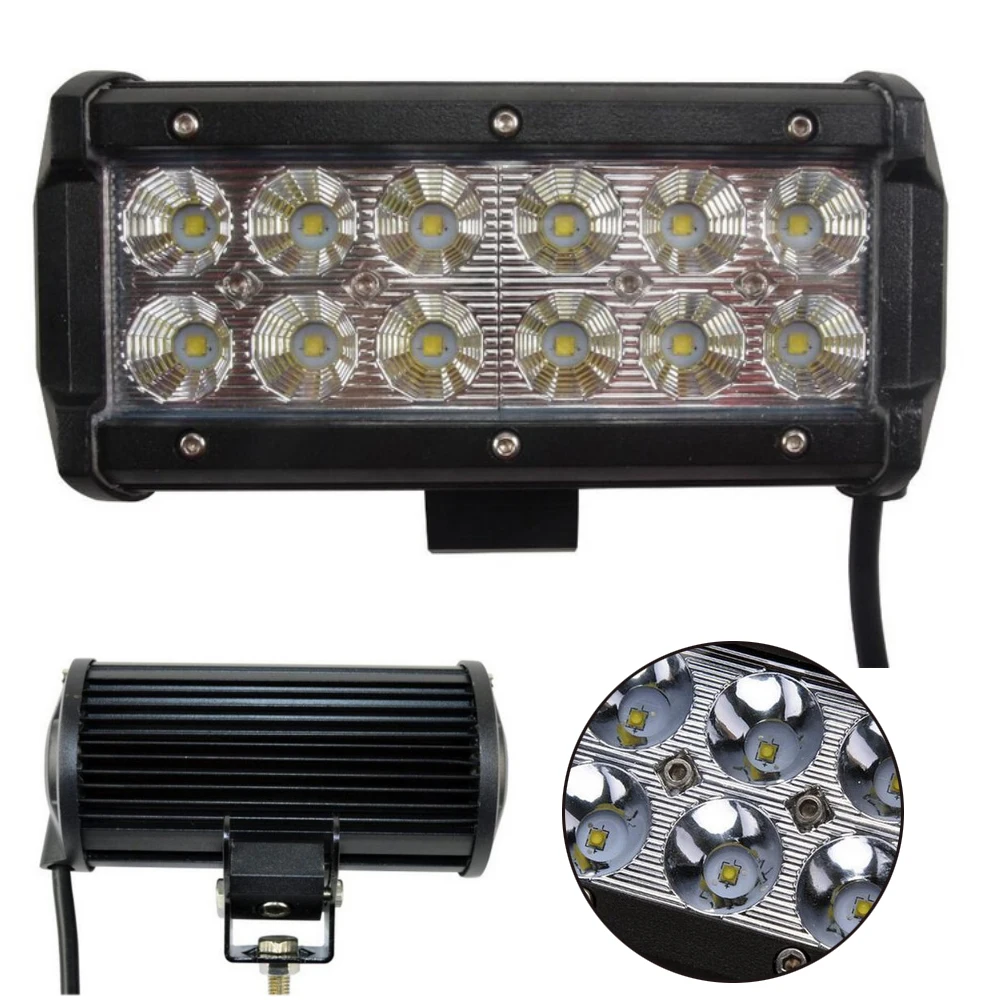 12v DC 6000K work light led offroad light bar 2 pcs Flood beam 36W 7 inch car 3400lms waterproof
12v DC 6000K work light led offroad light bar 2 pcs Flood beam 36W 7 inch car 3400lms waterproof