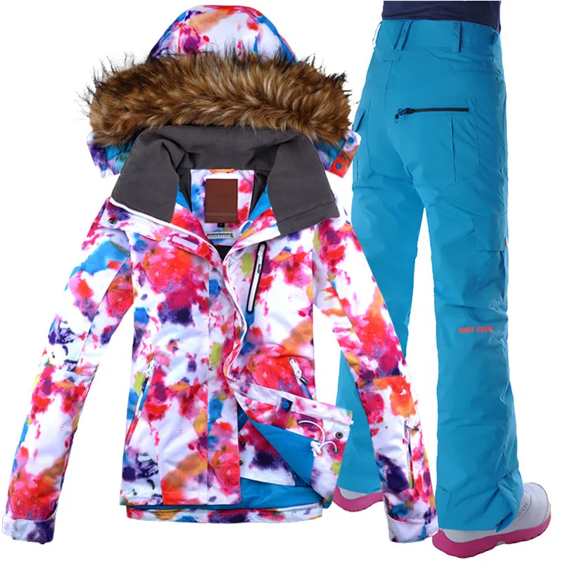 Windproof Breathable Waterproof Women Snow Jacket+Pants Warm Clothes Set New Winter GSOU SNOW ski Suit Women Free Shipping
Windproof Breathable Waterproof Women Snow Jacket+Pants Warm Clothes Set New Winter GSOU SNOW ski Suit Women Free Shipping