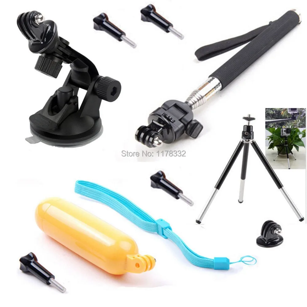 11in1 Floating Grip/Monopod + Suction Cup + Tripod Mount Adapter + Screw for Gopro SJ4000 SJ6000 Sports Waterpro of Camera
11in1 Floating Grip/Monopod + Suction Cup + Tripod Mount Adapter + Screw for Gopro SJ4000 SJ6000 Sports Waterpro of Camera