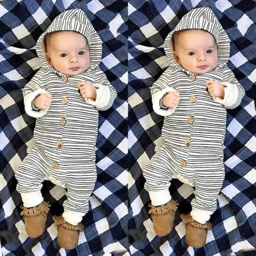 Комбинезон с капюшоном для маленьких девочек и мальчиков, комбинезон, серые полосатые хлопковые комбинезоны, спортивный костюм, наряды, пиж... 
Комбинезон с капюшоном для маленьких девочек и мальчиков, комбинезон, серые полосатые хлопковые комбинезоны, спортивный костюм, наряды, пиж...