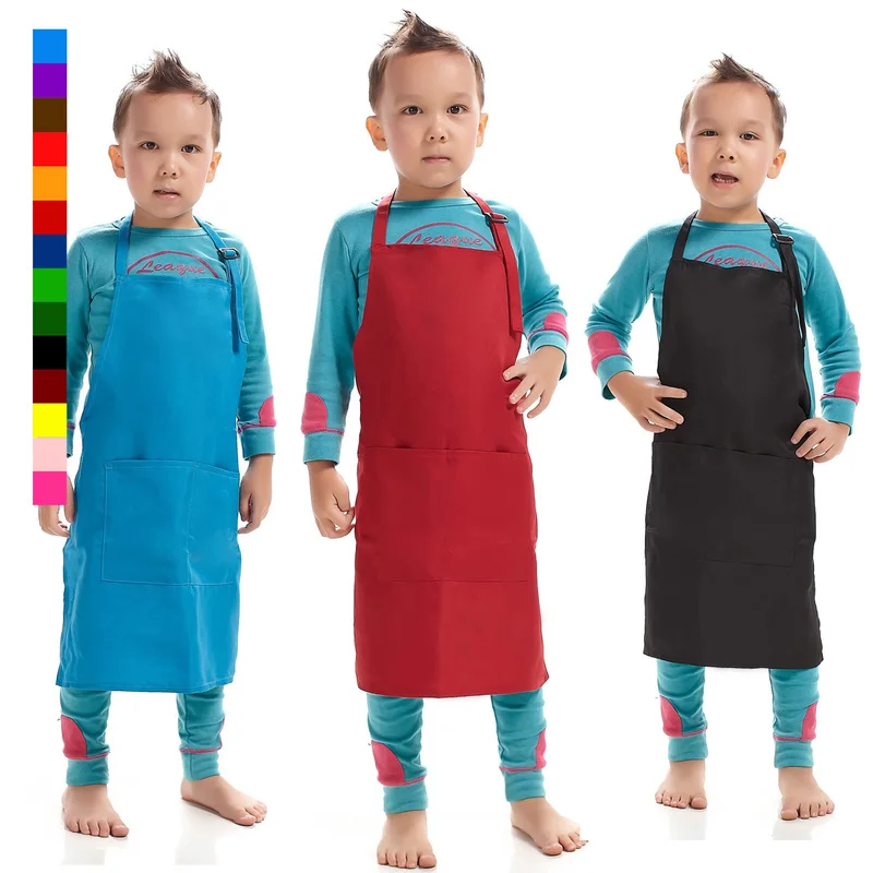 Kindergarten children hanging neck apron kids child sleeveless painting baking kitchen aprons dressing clothing custom logo
Kindergarten children hanging neck apron kids child sleeveless painting baking kitchen aprons dressing clothing custom logo
