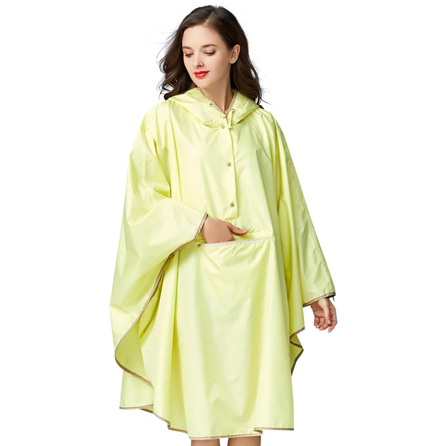 Stylish Ladies Rain Coat Waterproof Ponchos And Capes Black Rain Cloak Raincoat Hood Zipper Big Pocket Women Rain Gear R5C140
Stylish Ladies Rain Coat Waterproof Ponchos And Capes Black Rain Cloak Raincoat Hood Zipper Big Pocket Women Rain Gear R5C140