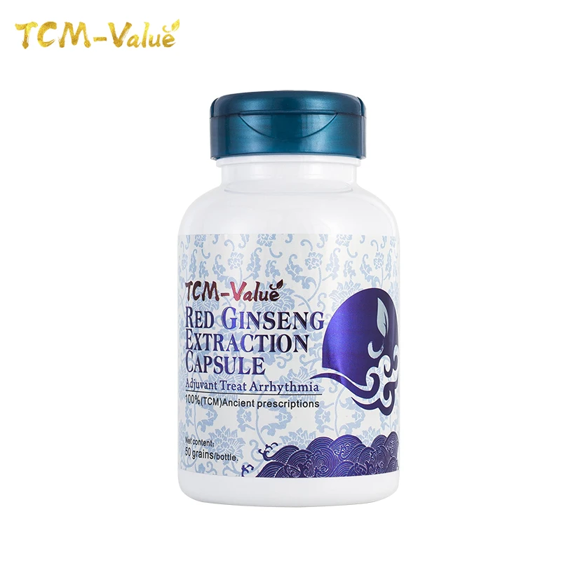 TCM-Value Red Ginseng Extraction Capsule, Adjuvant Help Arrhythmia, Help Ventricular premature beat and Help Dizzy,50 capsules
TCM-Value Red Ginseng Extraction Capsule, Adjuvant Help Arrhythmia, Help Ventricular premature beat and Help Dizzy,50 capsules