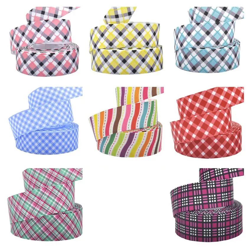 1" 25mm 10 yards/lot plaid stripe printed grosgrain ribbons grid ribbon DIY handmade materials
1" 25mm 10 yards/lot plaid stripe printed grosgrain ribbons grid ribbon DIY handmade materials