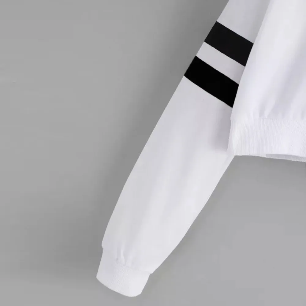 Women's Solid Color Short Parallel Bars Hooded Sweater Women's Autumn Fashion New Round Neck Cotton Chandail Maglione
Women's Solid Color Short Parallel Bars Hooded Sweater Women's Autumn Fashion New Round Neck Cotton Chandail Maglione