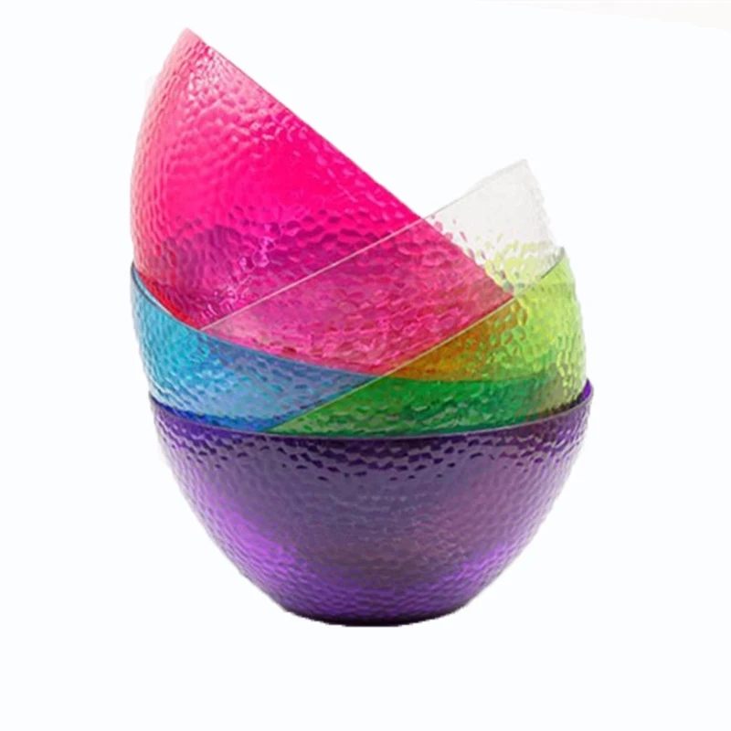 Colorful Big Salad Bowls Bubble Bowl Fast Food Tray ice cream Container 10 inch Diameter 25.5cm Christmas Gift | Дом и сад