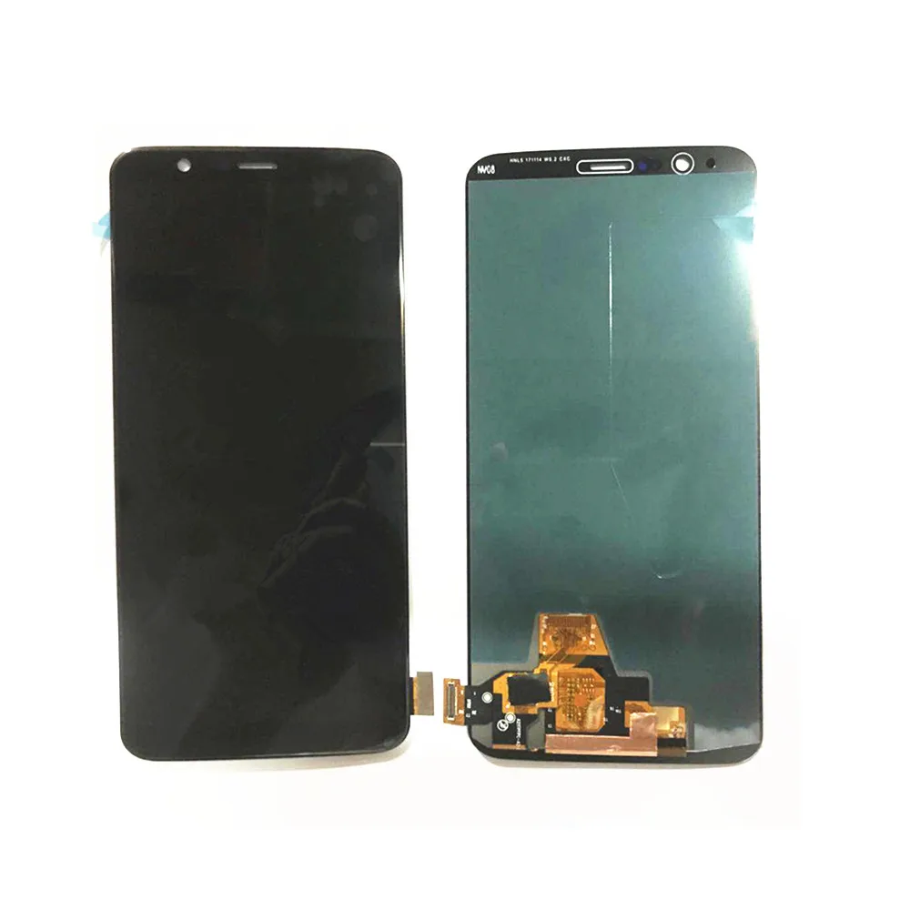 6 01 "Amoled для Oneplus 5T A5010 ЖК дисплей Дисплей кодирующий преобразователь сенсорного