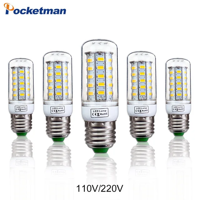 LED Bulb Lamp E27 E14 110/220V SMD5730 24/36/48/69Leds Light Bulbs Lampada LED Diode Lamps Energy Saving Light for Home Dropship
LED Bulb Lamp E27 E14 110/220V SMD5730 24/36/48/69Leds Light Bulbs Lampada LED Diode Lamps Energy Saving Light for Home Dropship