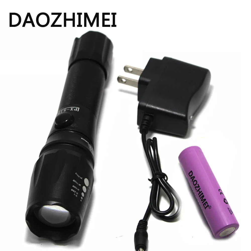 5000LM Led flashlight XML-t6 led Torch Zoomable LED Flashlight Camping Torch light +18650 Rechargeable Battery+Charger
5000LM Led flashlight XML-t6 led Torch Zoomable LED Flashlight Camping Torch light +18650 Rechargeable Battery+Charger