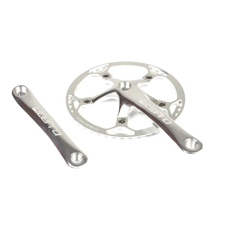 Bicycle Square Crankset with 53T ChainRing 130mm BCD BMX Folding Bike Chainring with 170MM AL60 Aluminum Crank Bicycle Parts
Bicycle Square Crankset with 53T ChainRing 130mm BCD BMX Folding Bike Chainring with 170MM AL60 Aluminum Crank Bicycle Parts