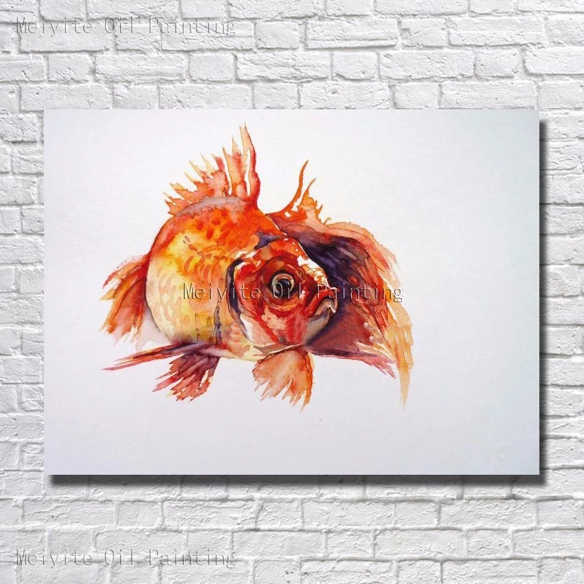 Goldfish Nice Animal Canvas Wall Picture Hand Made High Quality Home Decor Wall Painting Art
Goldfish Nice Animal Canvas Wall Picture Hand Made High Quality Home Decor Wall Painting Art
