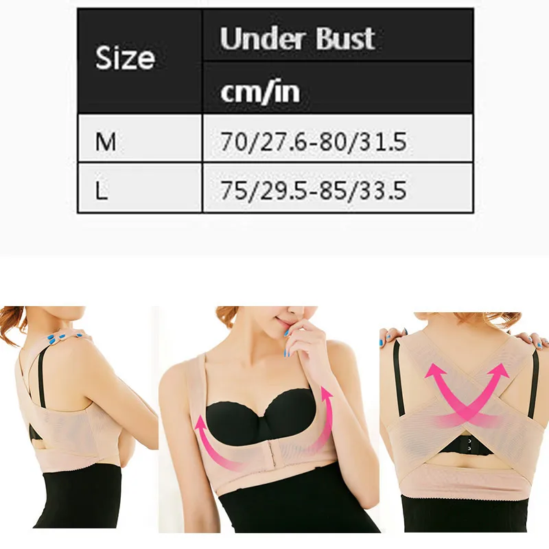 Breathable Women Chest Back Support Belt Adjustable Body Shaper Breathable Corset Posture Corrector Brace Strap
Breathable Women Chest Back Support Belt Adjustable Body Shaper Breathable Corset Posture Corrector Brace Strap