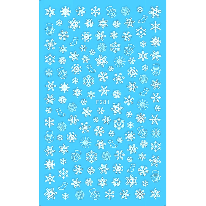 SUPER THIN SELF ADHENSIVE 3D NAIL ART NAIL SLIDER STICKER BLACK WHITE GOLD SILVER CHRISTMAS XMAS SNOW FLAKE F281-282
SUPER THIN SELF ADHENSIVE 3D NAIL ART NAIL SLIDER STICKER BLACK WHITE GOLD SILVER CHRISTMAS XMAS SNOW FLAKE F281-282