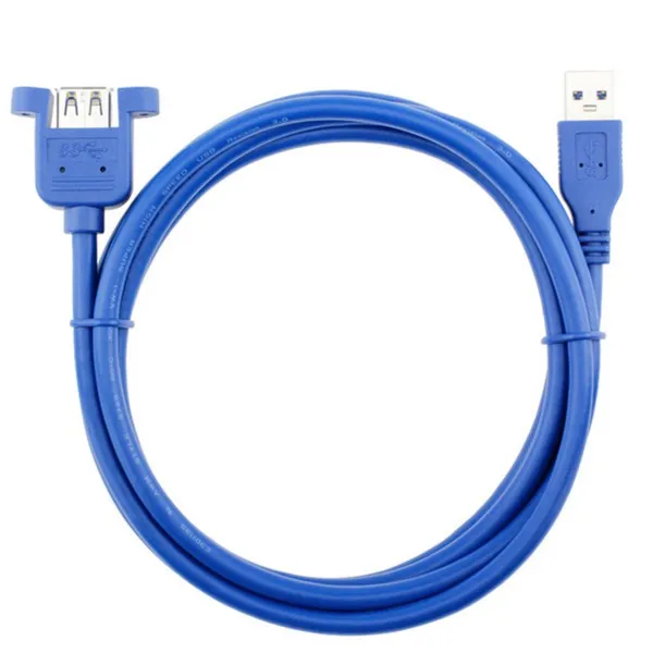 High Speed USB 3.0 Male To Female USB 3.0 Extension Cable Wire Computer Host Panel Mount Screw USB Connector Adapter
High Speed USB 3.0 Male To Female USB 3.0 Extension Cable Wire Computer Host Panel Mount Screw USB Connector Adapter