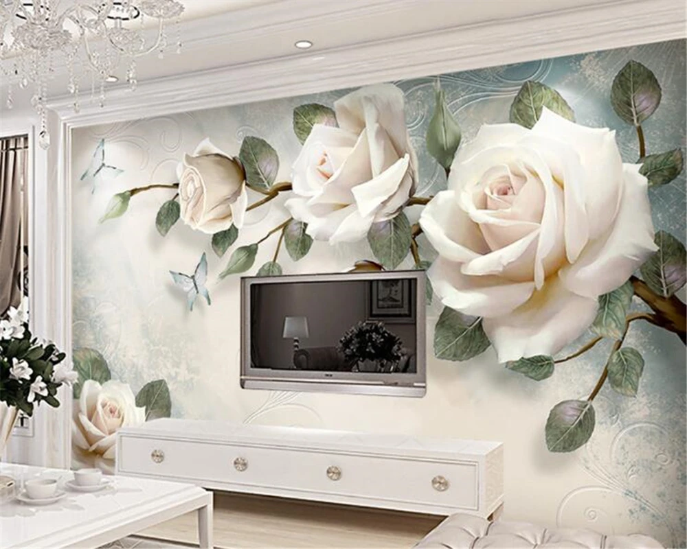 beibehang 3d wallpaper Modern minimalist hand-painted oil painting floral wallpaper European background wall papel de parede
beibehang 3d wallpaper Modern minimalist hand-painted oil painting floral wallpaper European background wall papel de parede