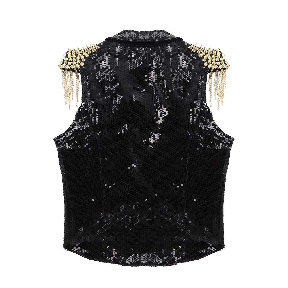TiaoBug Fashion Sparkle Sequins Turn-down Collar Tassels Women Vest Waistcoat Tuxedo Coat Stage Performance Jazz Dance Costumes
TiaoBug Fashion Sparkle Sequins Turn-down Collar Tassels Women Vest Waistcoat Tuxedo Coat Stage Performance Jazz Dance Costumes