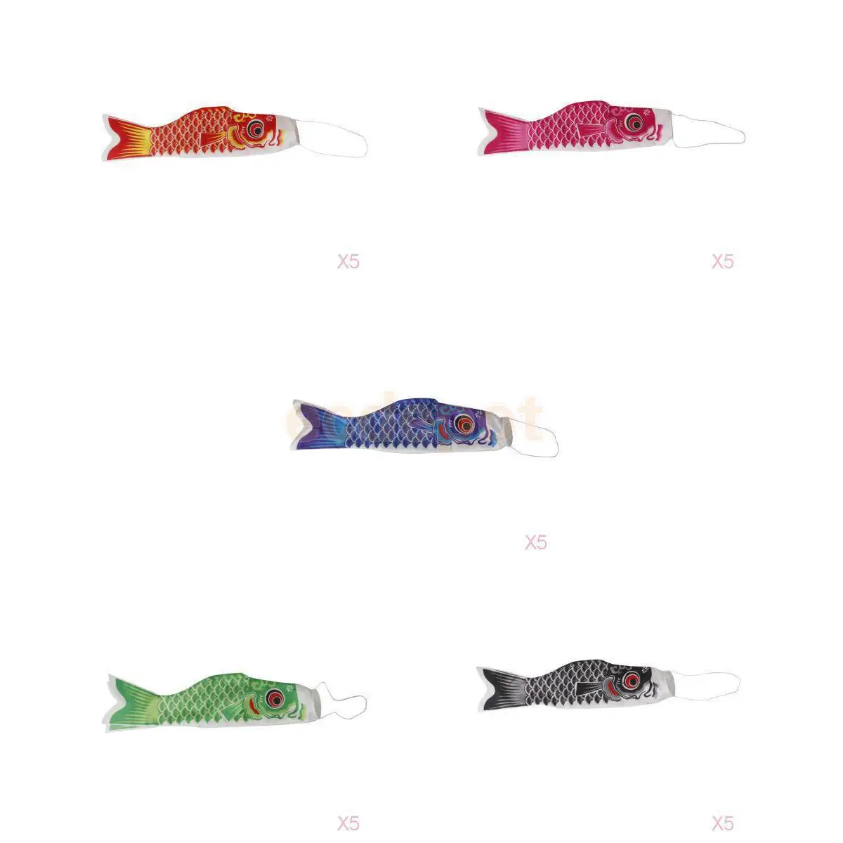 25pcs Various Color Japanese Carp Windsock Flag Carp Banner Koinobori Fish Wind Streamer Celebration Decoration 55cm
25pcs Various Color Japanese Carp Windsock Flag Carp Banner Koinobori Fish Wind Streamer Celebration Decoration 55cm