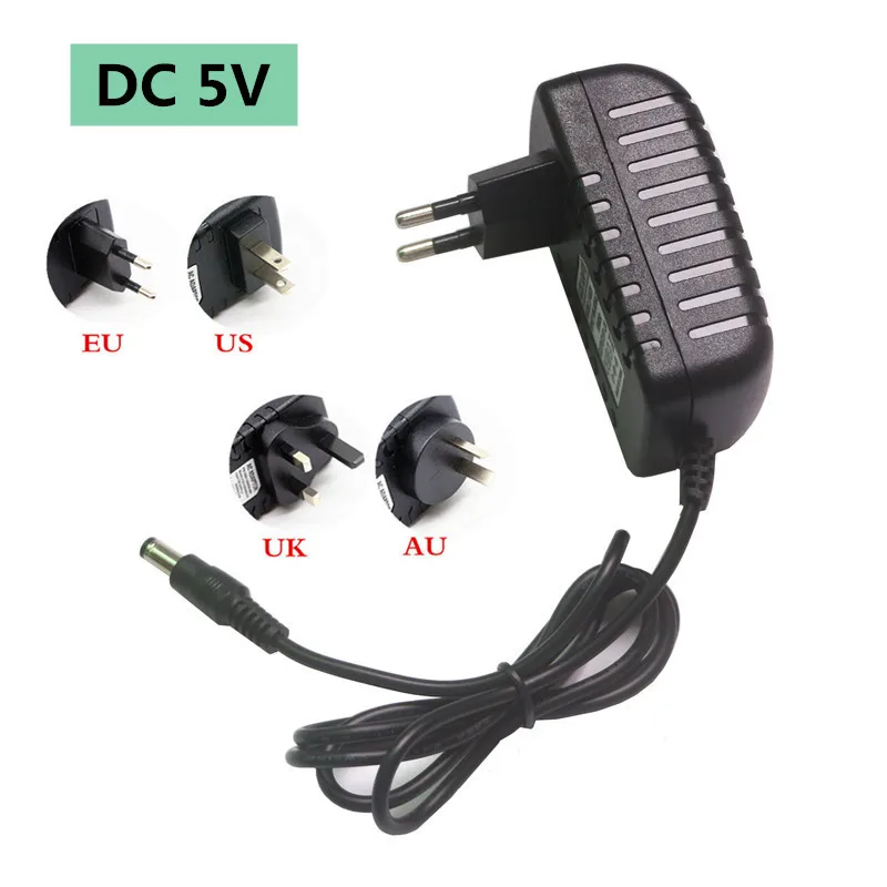 DC5V Adapter AC100-240V Lighting Transformers Out Put DC5V 1A / 2A / 3A / 6A / 8A / 10A Power Supply for LED Strip
DC5V Adapter AC100-240V Lighting Transformers Out Put DC5V 1A / 2A / 3A / 6A / 8A / 10A Power Supply for LED Strip