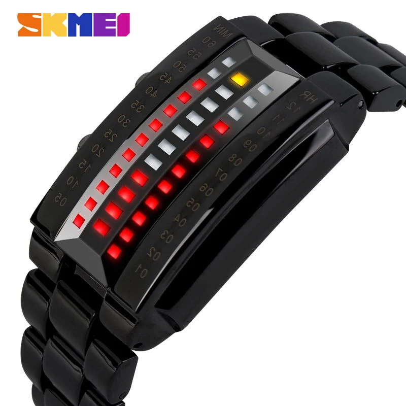 SKMEI Luxury Brand Creative Sport Watch Men Stainless Steel Strap 5Bar Waterproof Digital Watches reloj hombre 1035
SKMEI Luxury Brand Creative Sport Watch Men Stainless Steel Strap 5Bar Waterproof Digital Watches reloj hombre 1035