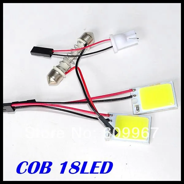 Free Shipping 100pcs/lot car led panel 18led COB LED Car Panel light Interior Room led Dome readling Bulb Lamp with 2 Adapters
Free Shipping 100pcs/lot car led panel 18led COB LED Car Panel light Interior Room led Dome readling Bulb Lamp with 2 Adapters