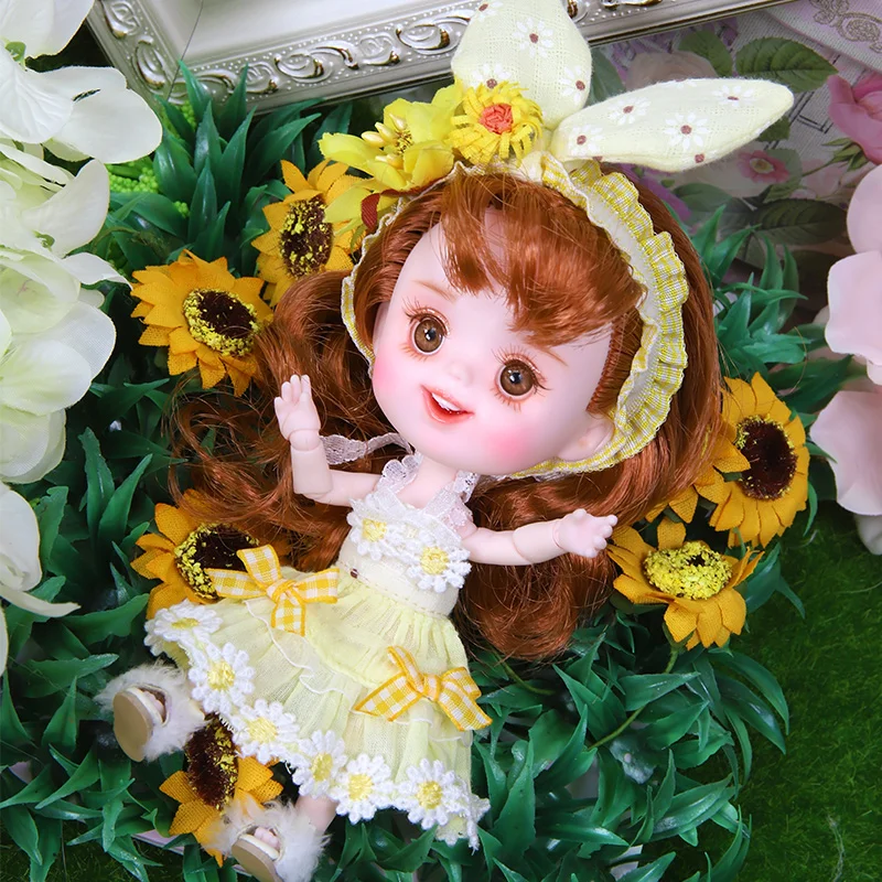 Сказочная кукла 1/12 BJD DODO, 14 см, мини-кукла, 26 шарниров, милая детская Подарочная игрушка, ангел сюрприз ob11
Сказочная кукла 1/12 BJD DODO, 14 см, мини-кукла, 26 шарниров, милая детская Подарочная игрушка, ангел сюрприз ob11