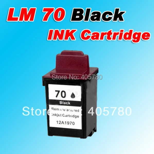 Картридж с черными чернилами LM 70 (12A1970) совместимый Lexmark 3200/5000/5700/5770/7000/7200V Z11/Z31 +|ink