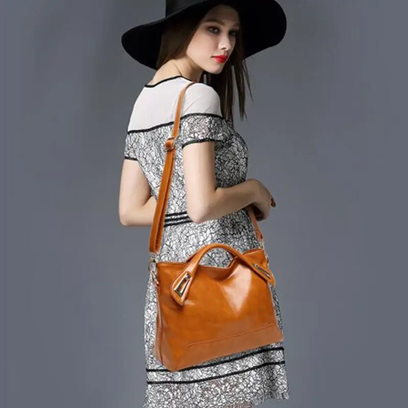 Women Oil Wax Leather Designer Handbags High Quality Shoulder Bags Ladies Handbags Fashion brand PU leather women bags Z-82
Women Oil Wax Leather Designer Handbags High Quality Shoulder Bags Ladies Handbags Fashion brand PU leather women bags Z-82