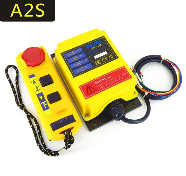Industrial remote controller switches Hoist Crane Control Lift Crane 1 transmitter + 1 receiver A2S
Industrial remote controller switches Hoist Crane Control Lift Crane 1 transmitter + 1 receiver A2S