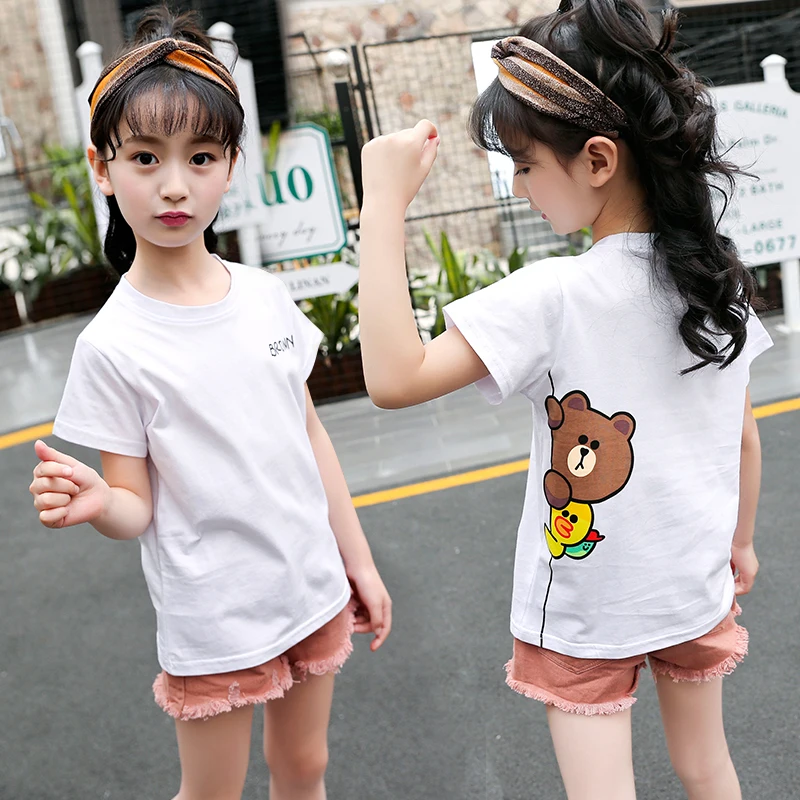JMFFY Baby Girls Summer T Shirt Girl Cute Cotton T-Shirt Kids Tees Tops 2019 New Children Clothing Toddler Outwear T-Shirts 6-15
JMFFY Baby Girls Summer T Shirt Girl Cute Cotton T-Shirt Kids Tees Tops 2019 New Children Clothing Toddler Outwear T-Shirts 6-15