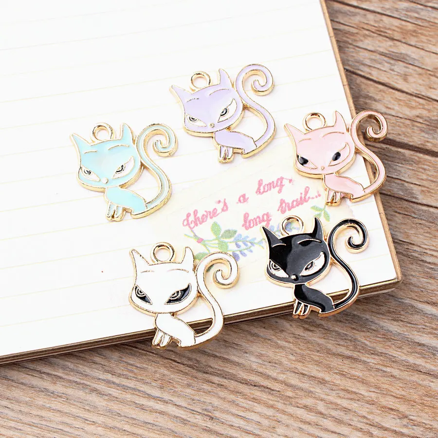 Daisies 10pcs Cute Animal Enamel Long Tail Cat/Fox Charms Zinc Alloy Pendant For Necklaces Bracelets DIY Female Jewelry 20*21mm
Daisies 10pcs Cute Animal Enamel Long Tail Cat/Fox Charms Zinc Alloy Pendant For Necklaces Bracelets DIY Female Jewelry 20*21mm