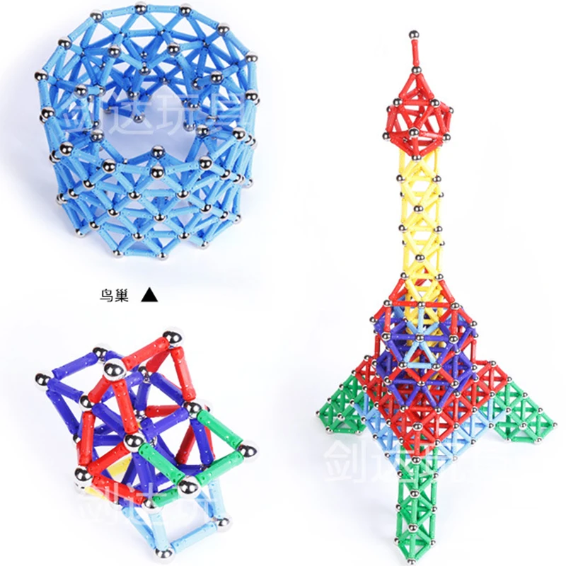 60pcs/set Play Mangnet&Ball Magnetic Building Blocks 3D Learning & Education Toys For Children/Kids Brick oyuncak
60pcs/set Play Mangnet&Ball Magnetic Building Blocks 3D Learning & Education Toys For Children/Kids Brick oyuncak