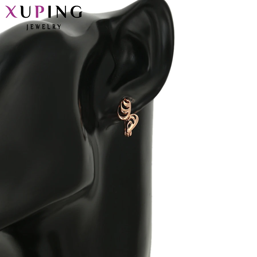 Xuping Fashion High Quality Rose Gold-color Plated Earrings Jewelry for Women Charm Valentine's Day Gifts 29692
Xuping Fashion High Quality Rose Gold-color Plated Earrings Jewelry for Women Charm Valentine's Day Gifts 29692
