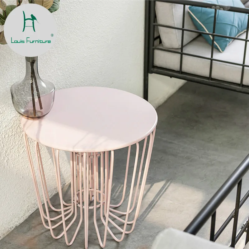 Louis Fashion Coffee Tables Nordic Iron Art Brief Modern Design Bedroom Simple Circular Sofa Edge
Louis Fashion Coffee Tables Nordic Iron Art Brief Modern Design Bedroom Simple Circular Sofa Edge