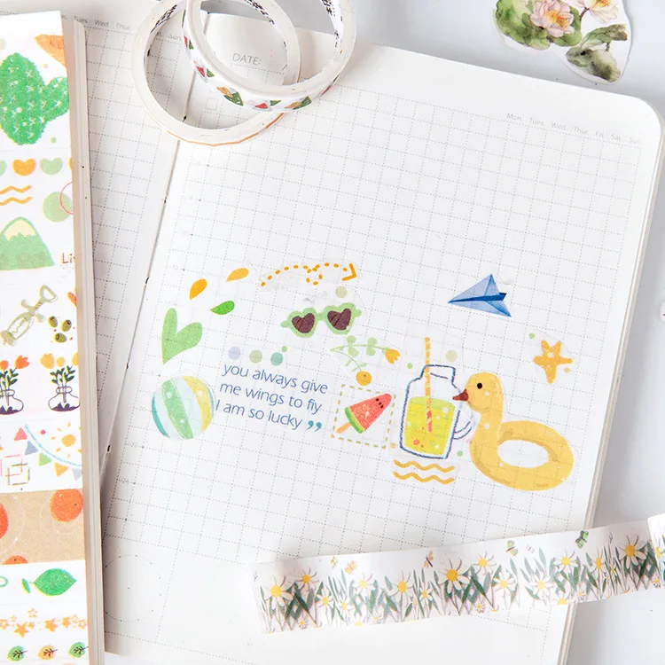 10 set/lot DIY Japanese Paper Decorative Adhesive Tape Lime Summer Series Washi Tape/Masking Tape Stickers
10 set/lot DIY Japanese Paper Decorative Adhesive Tape Lime Summer Series Washi Tape/Masking Tape Stickers