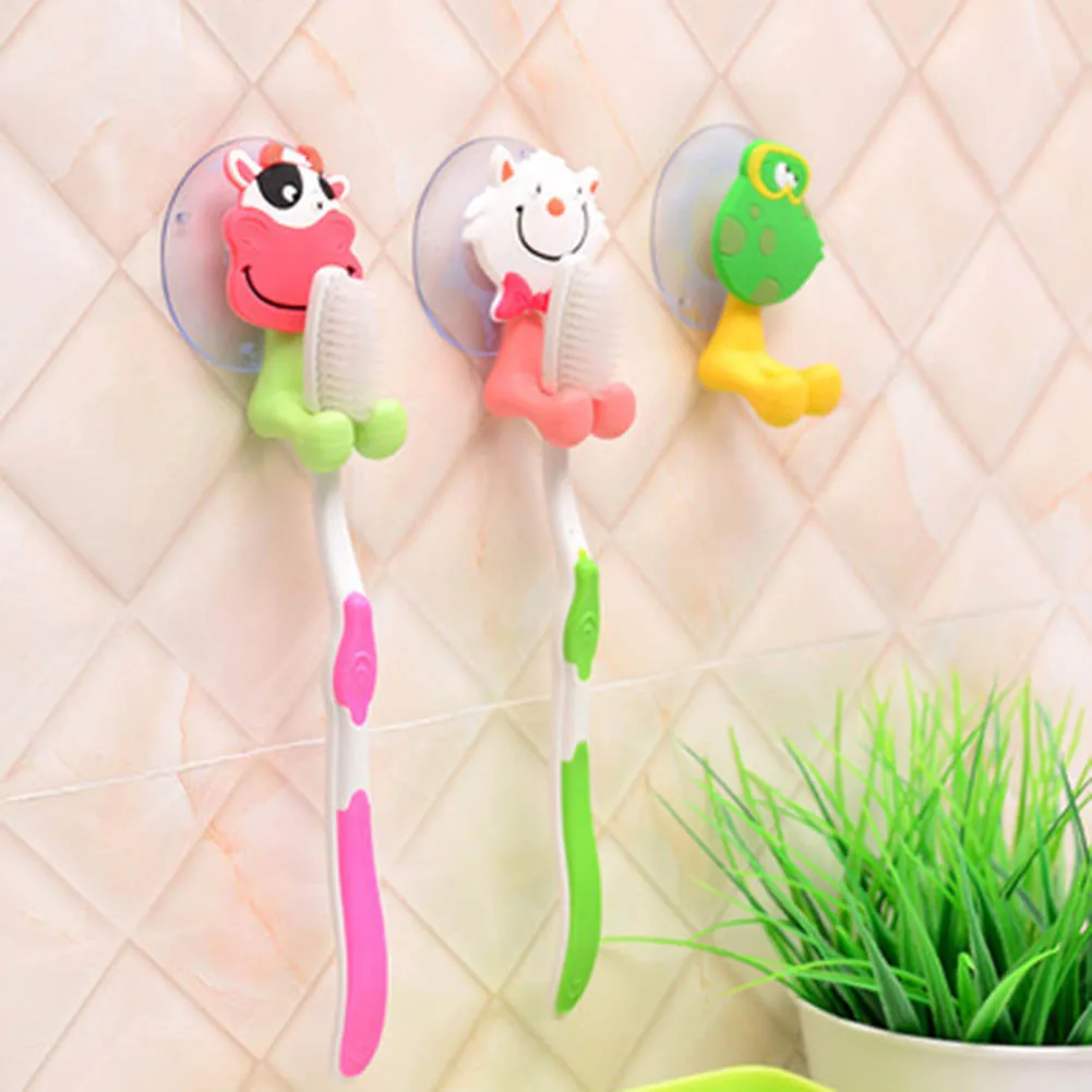 Color Random household cute Cartoon animals Strong sucker toothbrush holder/suction hooks Toothbrush storage rack Bathroom Sets
Color Random household cute Cartoon animals Strong sucker toothbrush holder/suction hooks Toothbrush storage rack Bathroom Sets
