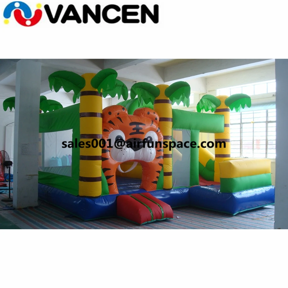 Hot sale inflatable animal bouncer forest style 6x5m plastic jumping house with tiger cartoon commerical inflatable bouncer
Hot sale inflatable animal bouncer forest style 6x5m plastic jumping house with tiger cartoon commerical inflatable bouncer