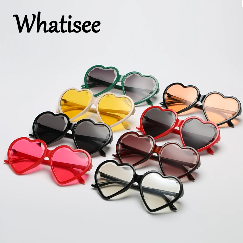 Whatisee Heart Sunglasses Vintage Red Heart Shaped Ladies Sun Glasses Brand Designer Cute Eyewear Candy Color Womens Shades
Whatisee Heart Sunglasses Vintage Red Heart Shaped Ladies Sun Glasses Brand Designer Cute Eyewear Candy Color Womens Shades