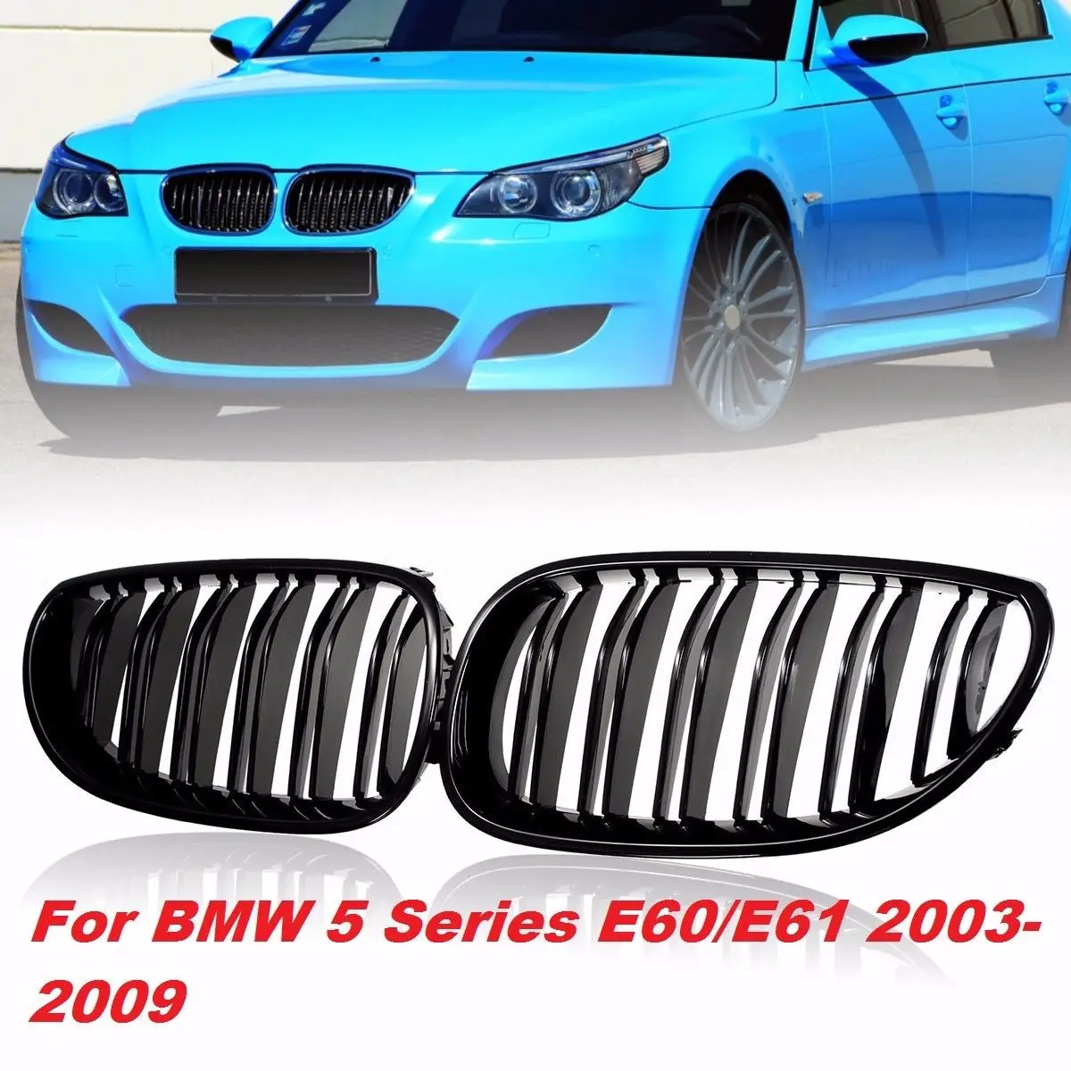 Front Kidney Grill ABS Plastic For BMW Double Line Grille For BMW E60 E61 5 SERIES 2003-2010
Front Kidney Grill ABS Plastic For BMW Double Line Grille For BMW E60 E61 5 SERIES 2003-2010