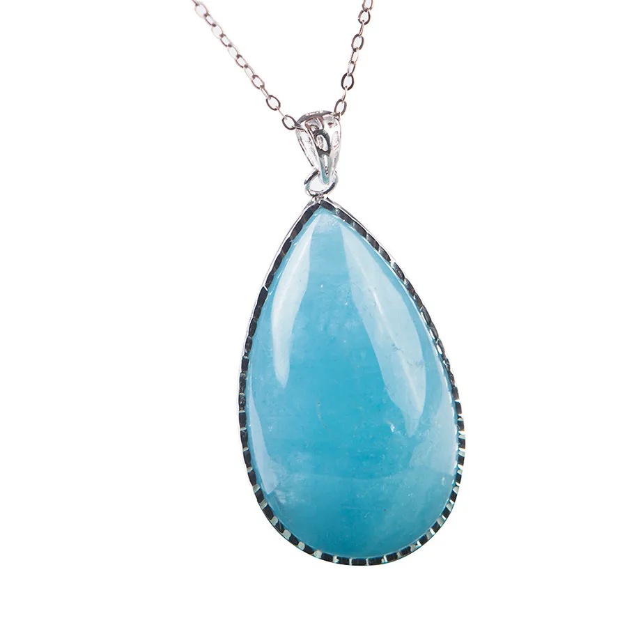 Genuine Natural Ocean Blue Gems Stone Water Drop Crystal Bead Stering Sliver Lady Pendant 47x26x13mm
Genuine Natural Ocean Blue Gems Stone Water Drop Crystal Bead Stering Sliver Lady Pendant 47x26x13mm