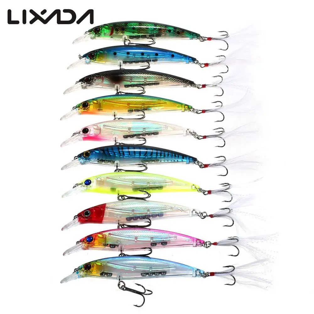 Lixada 10 шт./лот рыболовные приманки в форме гольяна для дайвинга 13,6 г 110 мм искусственная приманка набор жестких приманок воблер приманка с крю...
Lixada 10 шт./лот рыболовные приманки в форме гольяна для дайвинга 13,6 г 110 мм искусственная приманка набор жестких приманок воблер приманка с крю...