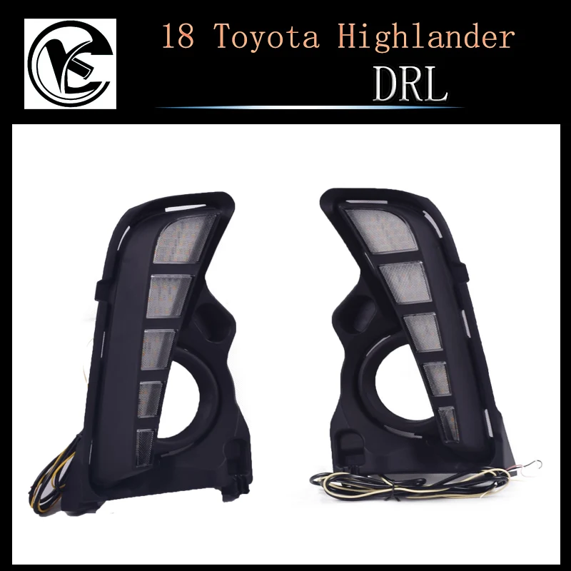 For Toyota Highlander 2018 2019 Yellow Turning Signal Style Relay Waterproof Car DRL 12V LED Daytime Running Light Daylight QINY
For Toyota Highlander 2018 2019 Yellow Turning Signal Style Relay Waterproof Car DRL 12V LED Daytime Running Light Daylight QINY