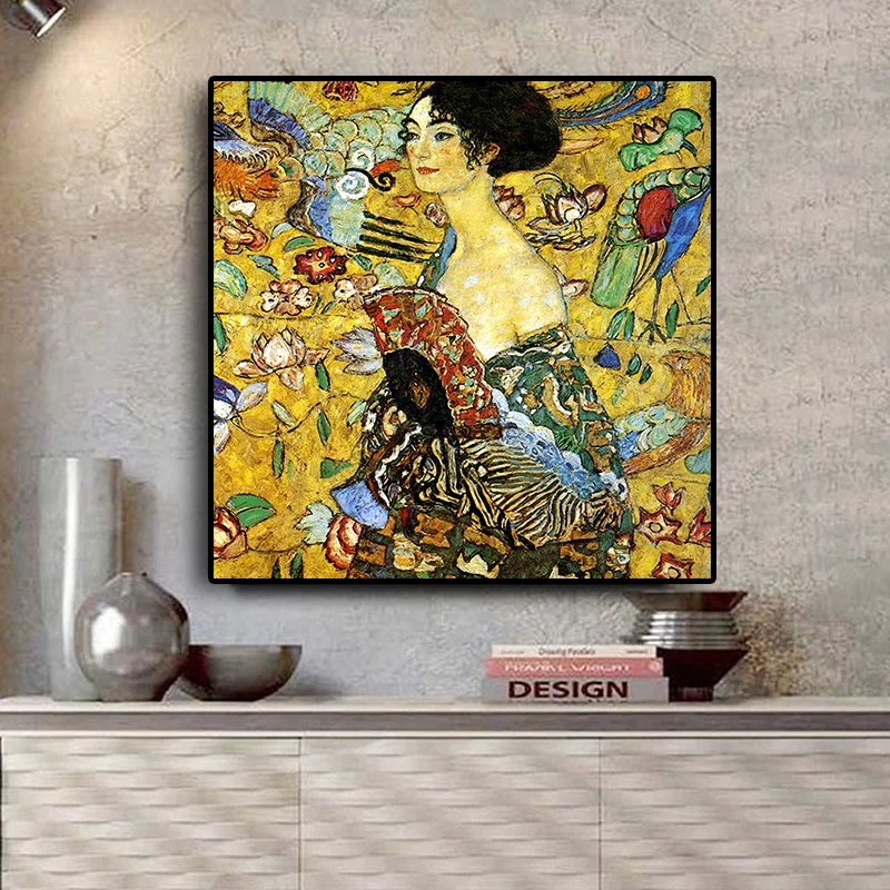 Signora By Gustav Klimt Reproduction Oil Painting on Canvas Scandinavian Pop Art Posters and Prints Wall Picture for Living Room
Signora By Gustav Klimt Reproduction Oil Painting on Canvas Scandinavian Pop Art Posters and Prints Wall Picture for Living Room